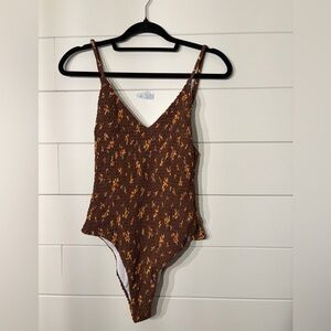 Rhythm Georgia Coco Smocked One-Piece Swim